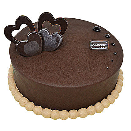 Rich Dark Chocolate Chiffon Cake:Send Anniversary Cakes to Philippines