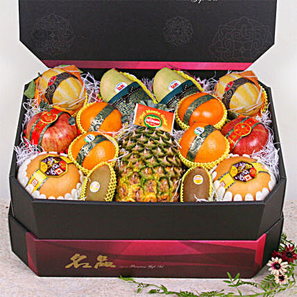 Two Layer Premium Fruit Box:Fruit Basket Delivery Philippines