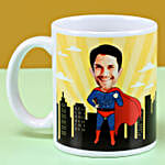 Super Hero Personalised Mug For Dad