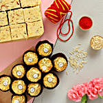 Happy Bhai Dooj Ferrero Rocher And Soan Papdi Combo