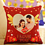 Flying Heart Personalised Cushion