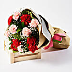 6 Appealing Carnations Bouquet