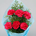 Eternal Pink 3 Carnations Bunch