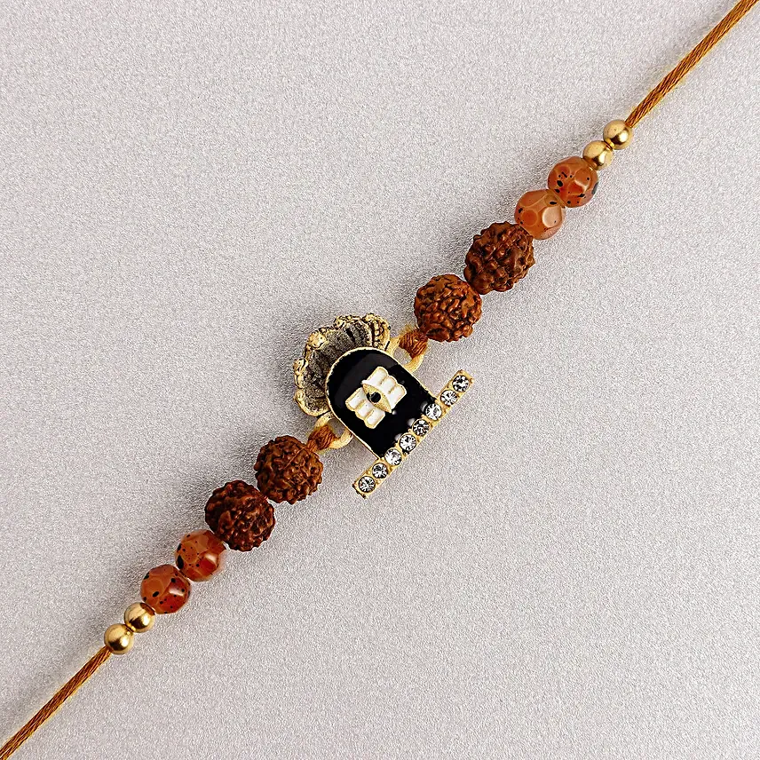 Blessings of Shiva Rakhi N Nuts Combo