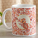 Green Lumba Set And Bal Hanuman Rakhi With Mug