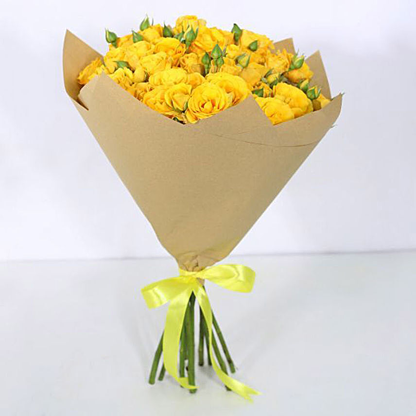 yellow roses bouquet online