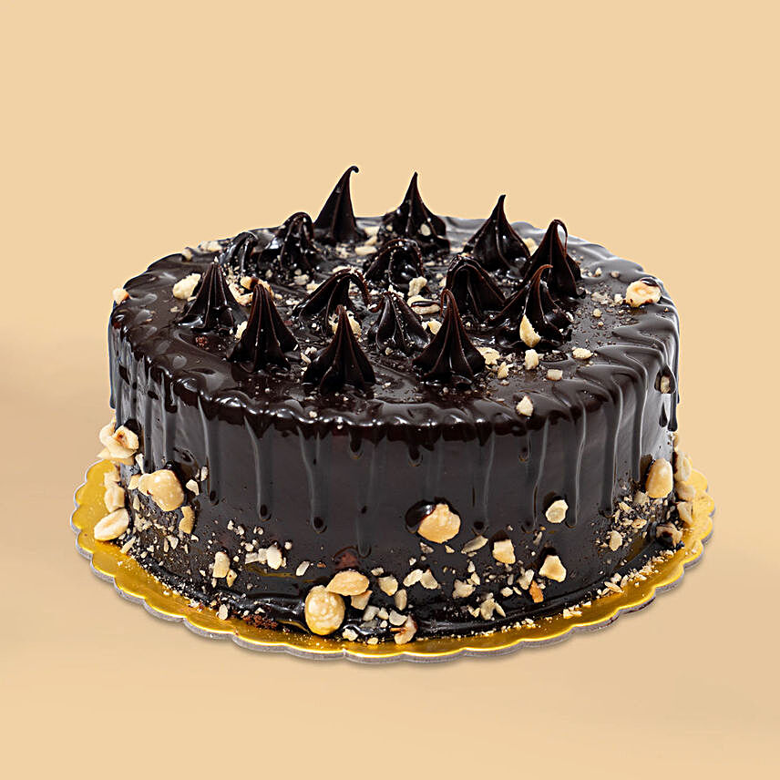 Crunchy Chocolate Hazelnut Cake:Birthday Cake Delivery in Qatar