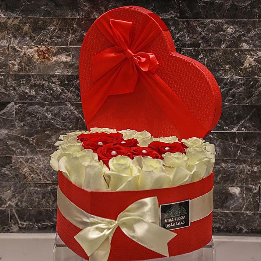 Precious Heart Roses In Red Box
