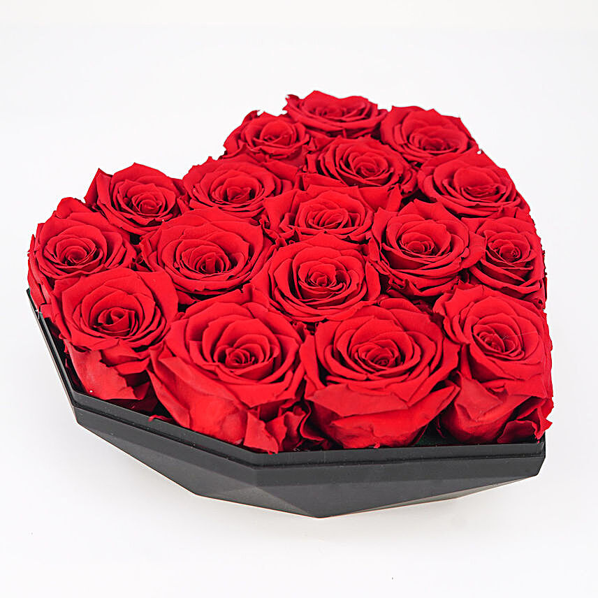 Roses In a Heart Shaped Box:New Arrival Gifts Qatar