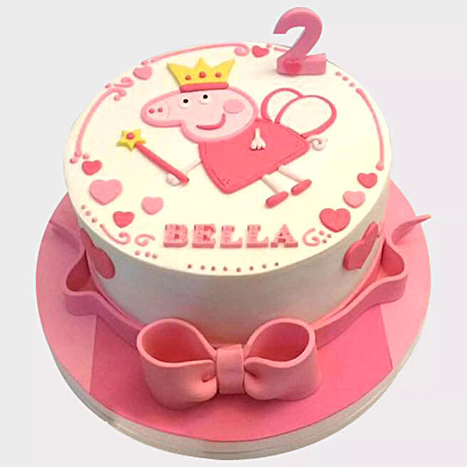 Peppa Pig Fondant Cake qatar Gift Peppa Pig Fondant Cake FNP