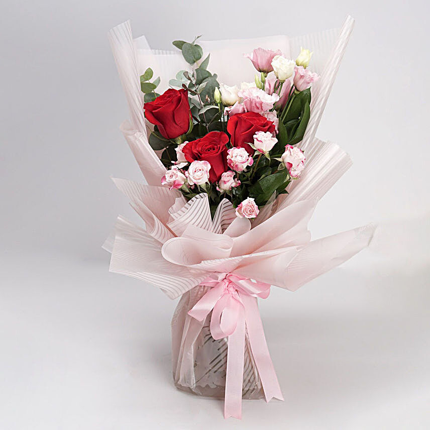 Beautiful Mixed Flowers Bouquet:Congratulations Gifts to Qatar