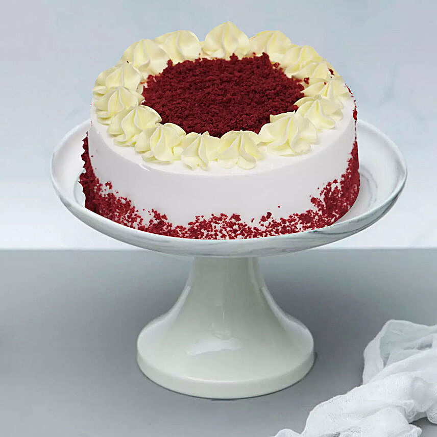 Creamy Red Velvet Cake:Send Anniversary Cakes to Qatar