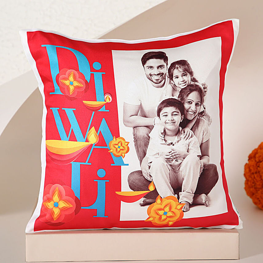 Personalised Diwali Theme Cushion