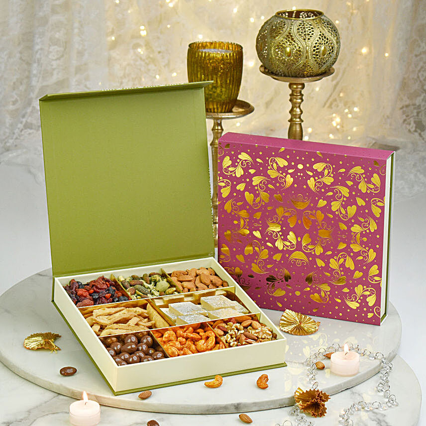 Assorted Sweets and Dry Fruits Big Box