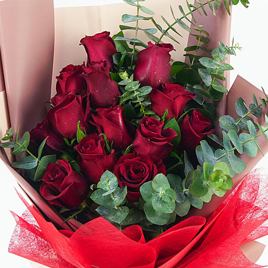 13 Red Roses Bouquet