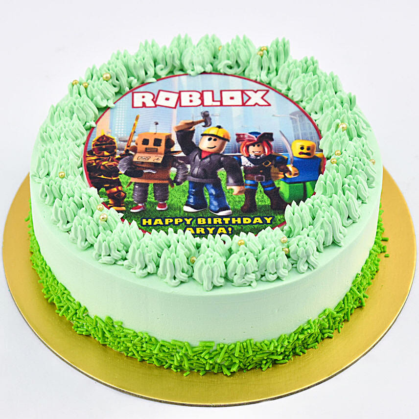 Birthday Celebration Roblox Cake