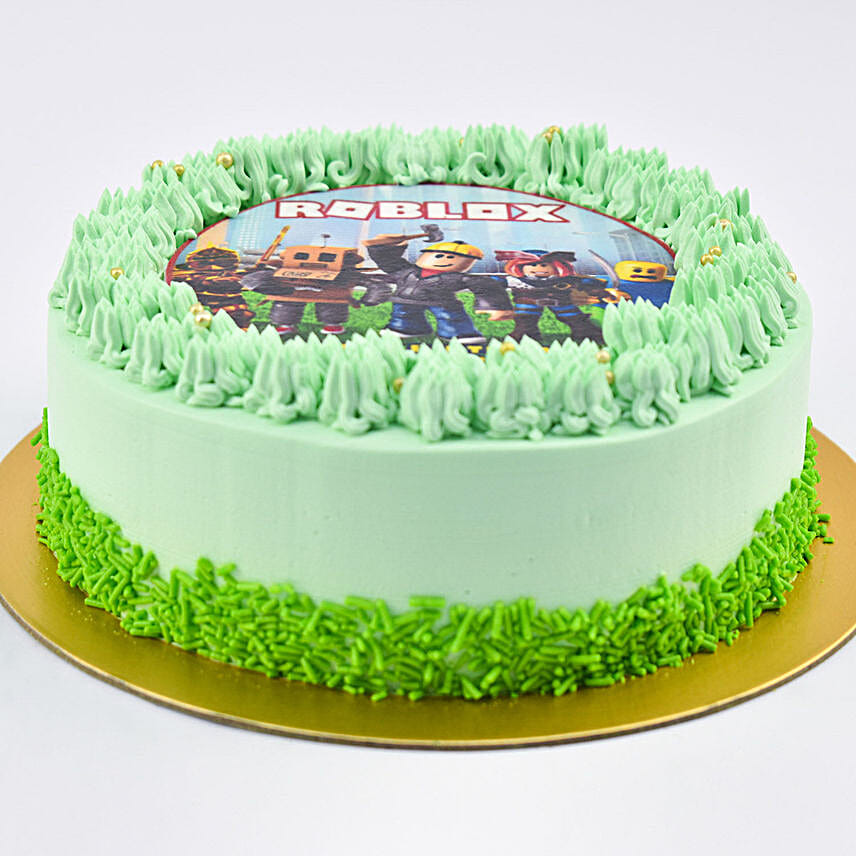 Birthday Celebration Roblox Cake