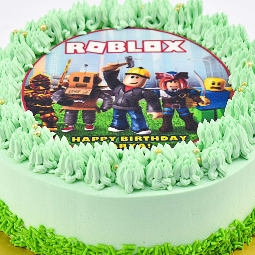 Birthday Celebration Roblox Cake