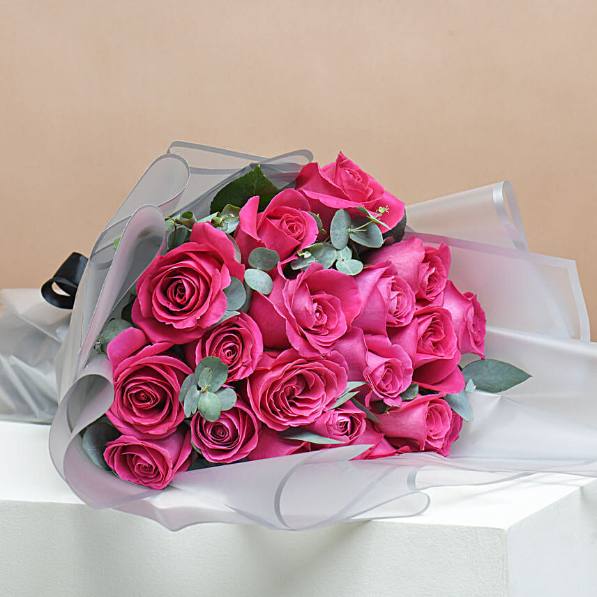 Bouquet of Rosy Hues