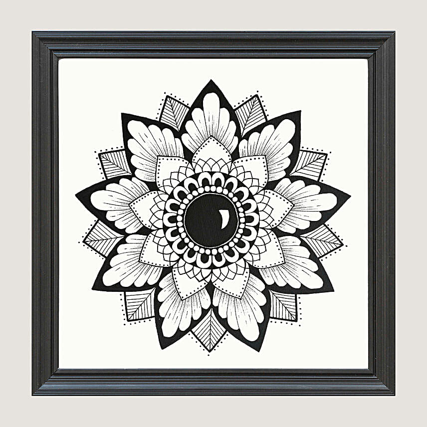 Classic Black Art White Frame
