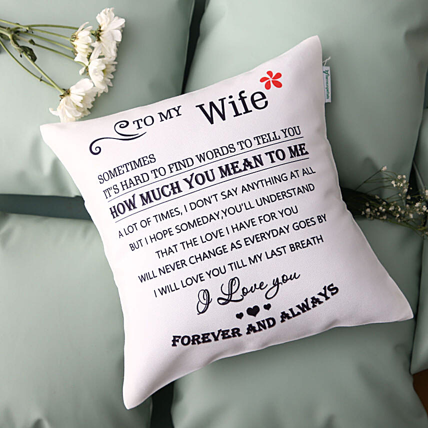 Forever Always Printed Cushion