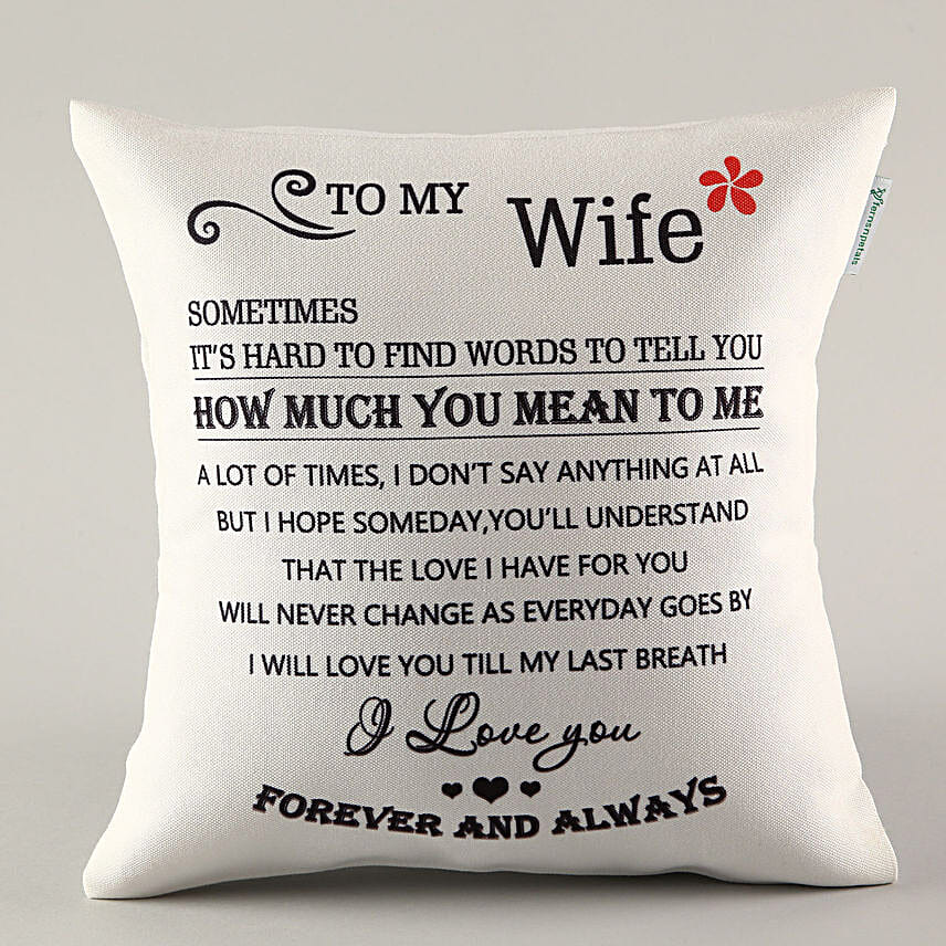 Forever Always Printed Cushion
