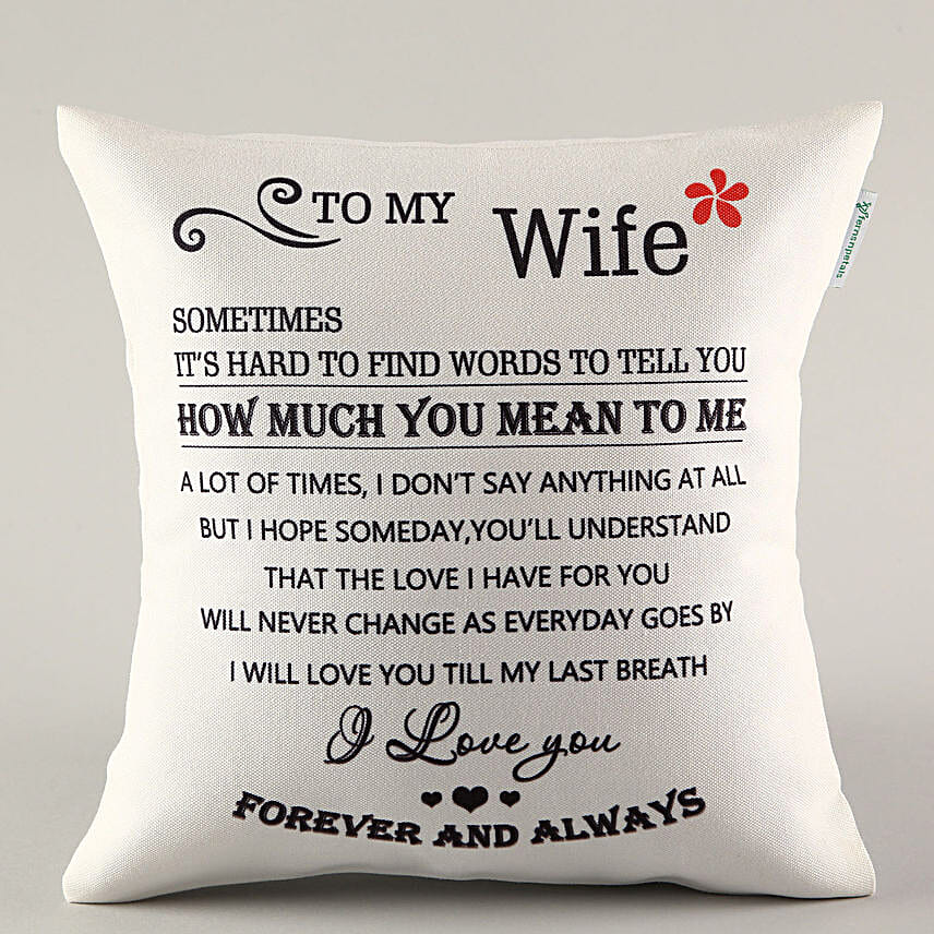 Forever Always Printed Cushion