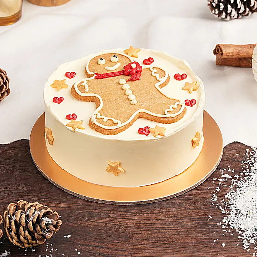 Ginger Man Holiday Cake
