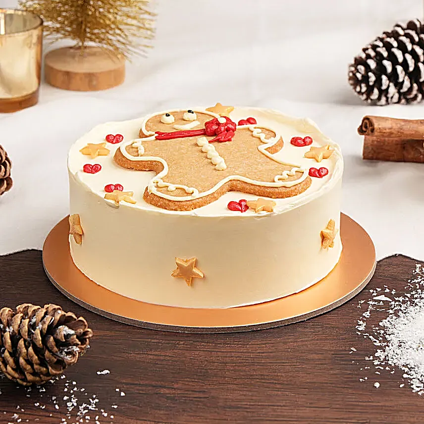 Ginger Man Holiday Cake