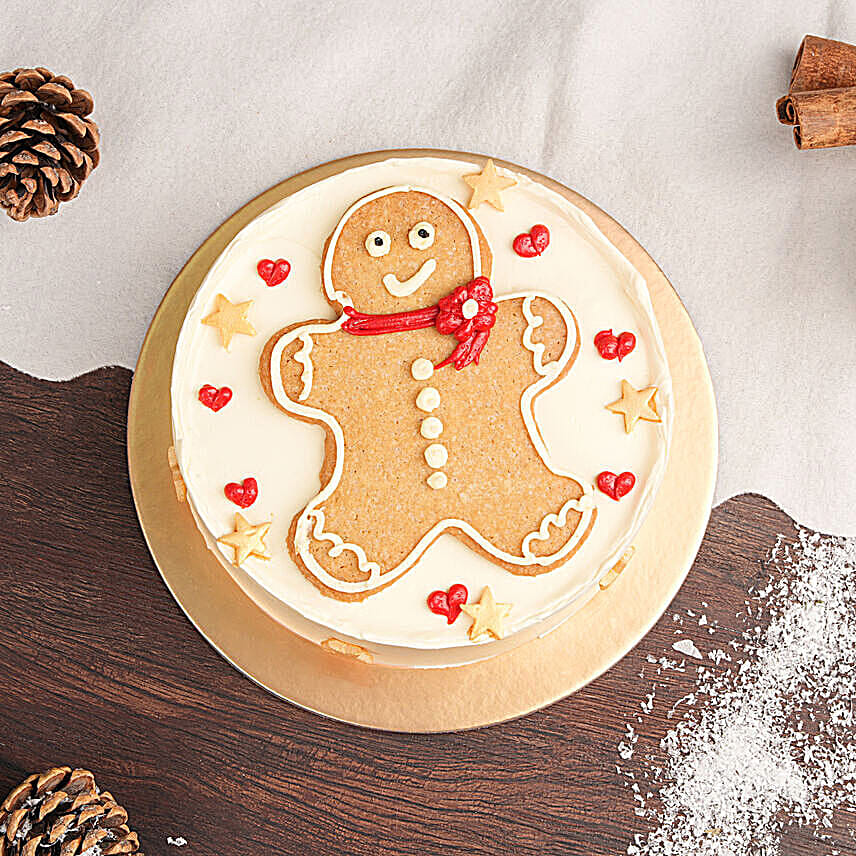 Ginger Man Holiday Cake
