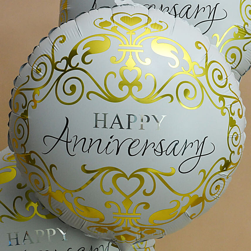 Happy Anniversary Foil Balloons