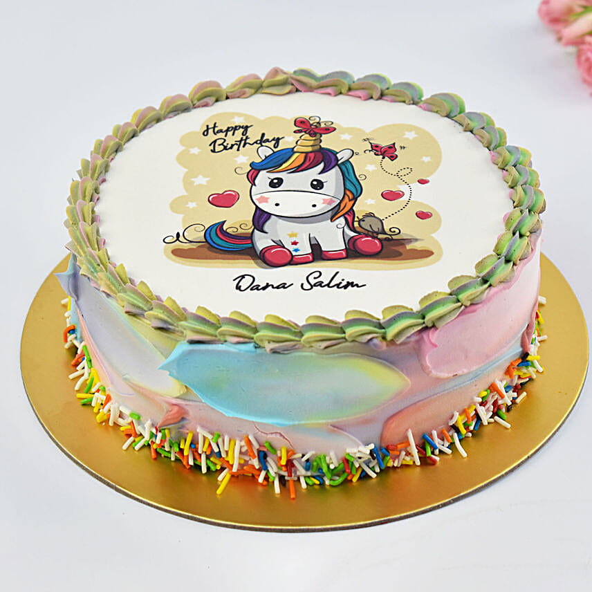 Happy Birthday Unicorn Cake