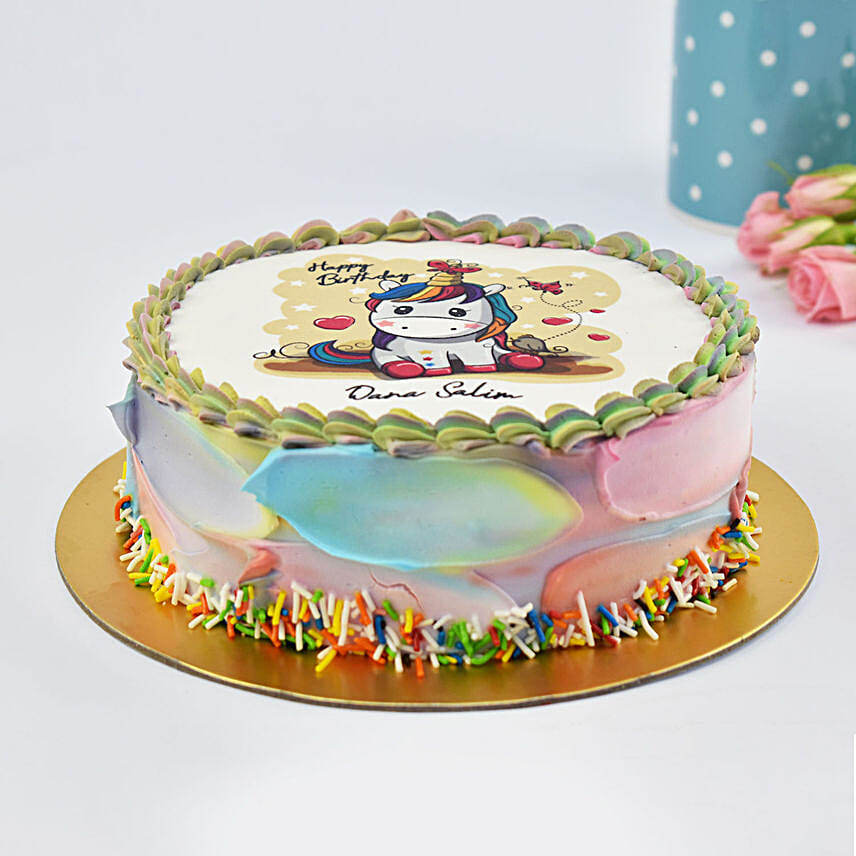 Happy Birthday Unicorn Cake