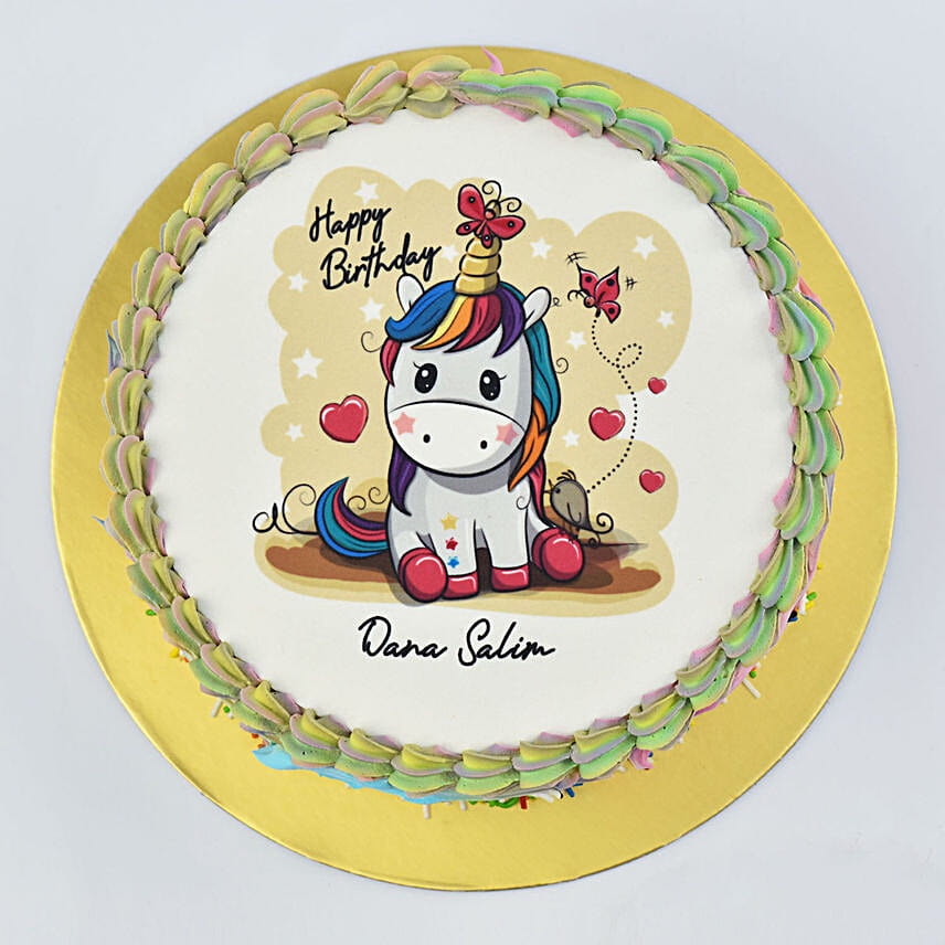 Happy Birthday Unicorn Cake