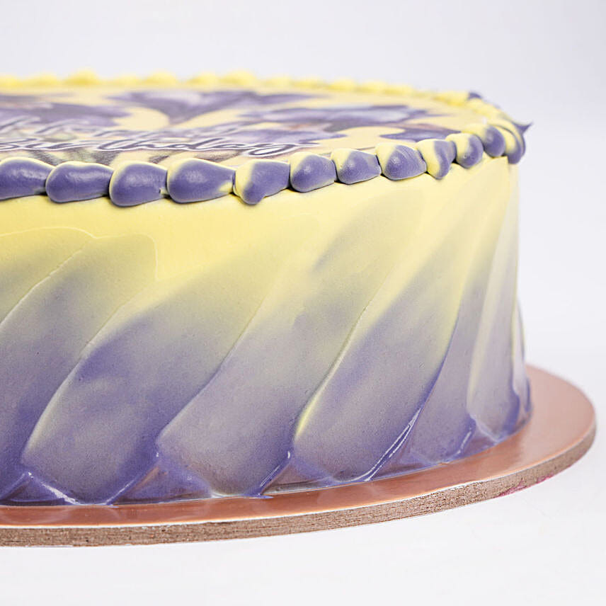 IRIS Flowers Birthday Chocolate Cake