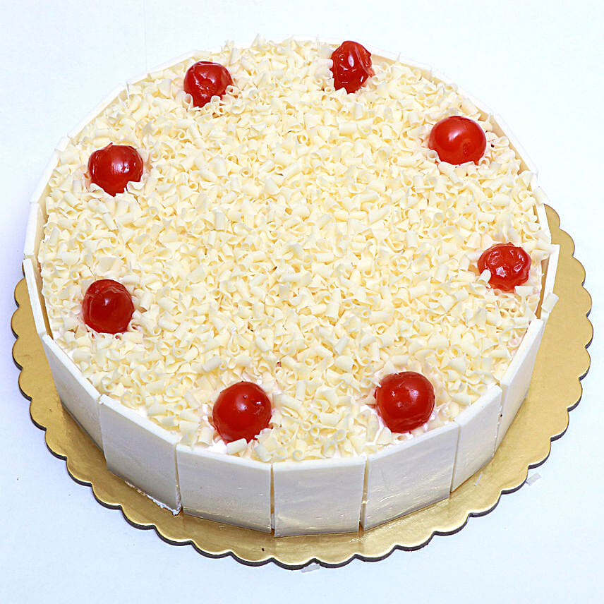 Mouthwatering Whiteforest 12 Portion Cake
