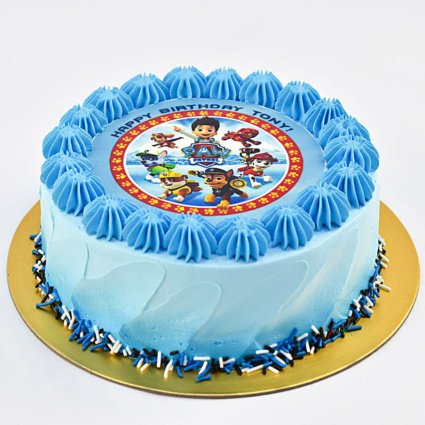Paw Petrol Cake For Birthday
