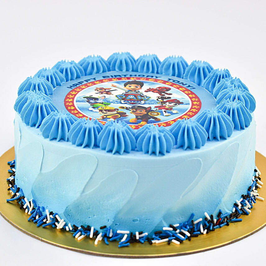 Paw Petrol Cake For Birthday