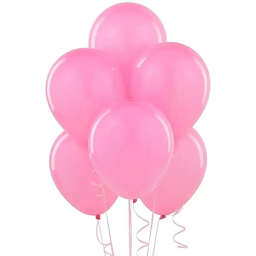Pink Helium Balloons