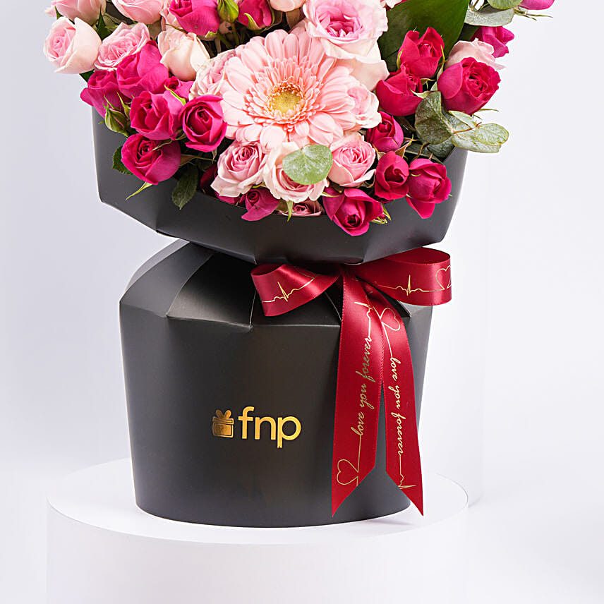 Roses and Gerberas Mixed Flower