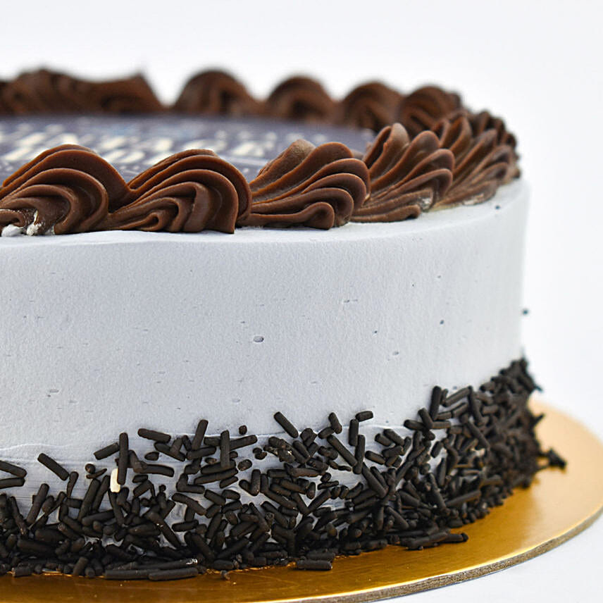 Vintage Dude Birthday Cake for Husband