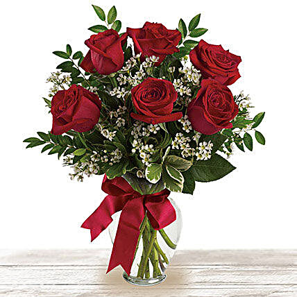 Ravishing Blooming Roses:Send Get Well Soon Gifts to Qatar