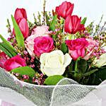 Tulips And Roses With Patchi Chocolates STANDARD