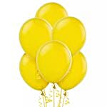 Yellow Helium Balloons