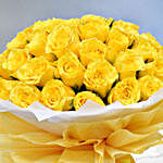 Majestic 50 Yellow Roses