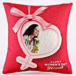 Personalised Name Happy Womens Day Cushion