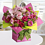 Exotic Pink Flower Vase