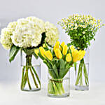 Set of 3 Graceful Flower Arrangements