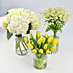 Set of 3 Graceful Flower Arrangements