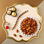 Sneh Rudraksh Rakhi With Almonds Ferrero Rocher